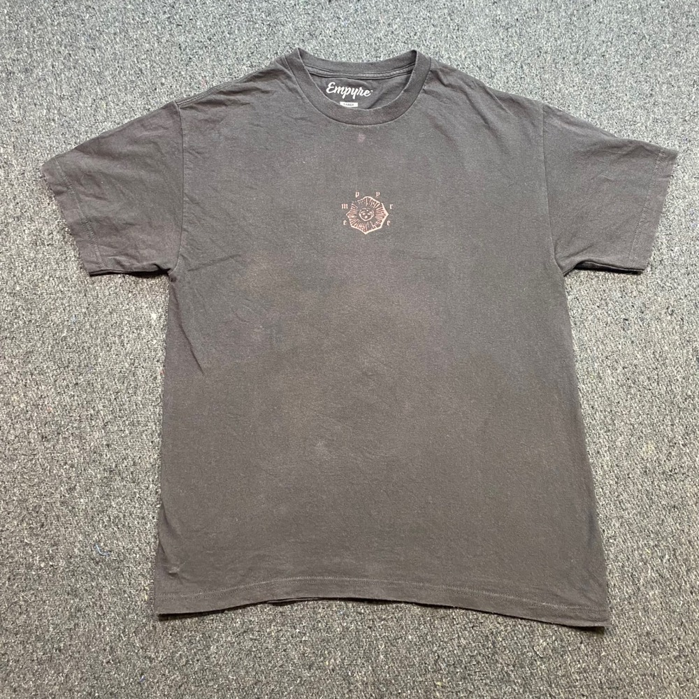 Empyre Imperium TShirt Sz L Mens Gray Skater Grunge Angel Graphic‎ Tee
